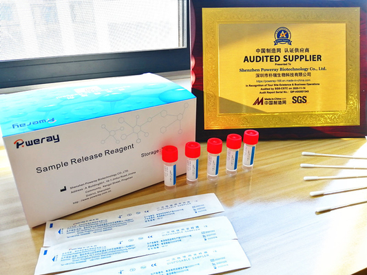 Kit Ekstraksi Asam Nukleat Persetujuan ISO13485 Poweray Untuk Covid 19