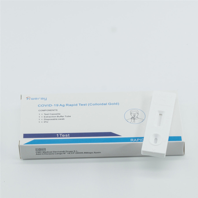 Non Invasive Immunoassay Colloidal Gold Antigen Test Kit Tes Covid 19