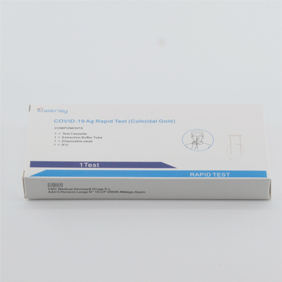ISO Certified 15mins Rapid Covid 19 Test Kit Kit Antigen Saliva Test Sensitivitas Tinggi