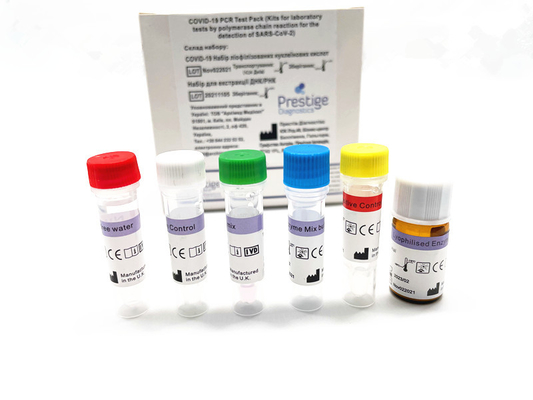 Sertifikasi ISO13485 Asam Nukleat RT PCR Test Kit 96 Test/Kit
