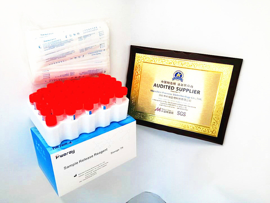 CE Bersertifikat Metode Satu Langkah Covid-19 Rapid Test PCR Test Kit Di Rumah