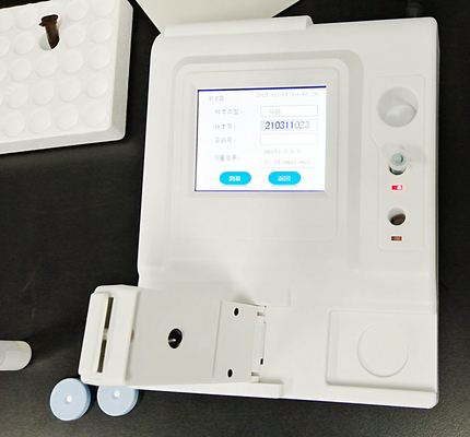 Sampel Darah Sepenuhnya Otomatis Hba1c Analyzer Glycohemoglobin