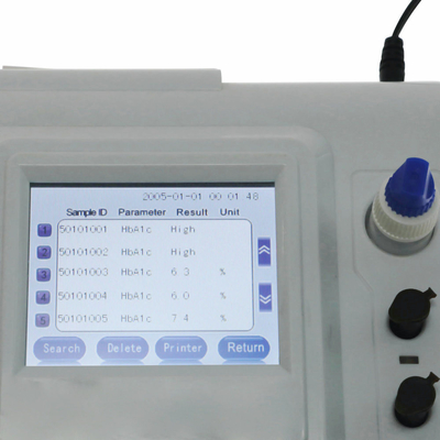 Sampel Darah Sepenuhnya Otomatis Hba1c Analyzer Glycohemoglobin