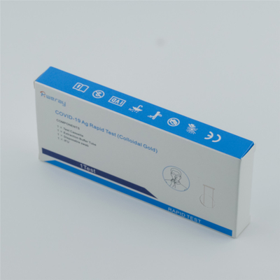 Koloid Emas In Vitro Diagnosis Kit Tes Cepat Antibodi Tes Antigen Swab OEM ODM