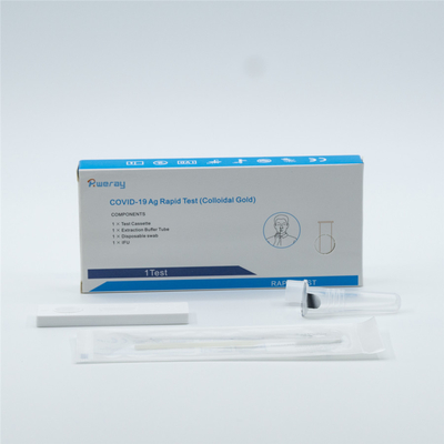Non Invasive Immunoassay Colloidal Gold Antigen Test Kit Tes Covid 19