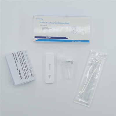 Medis Nasal Swab Colloidal Gold Self Test Sertifikasi TRFIA CE