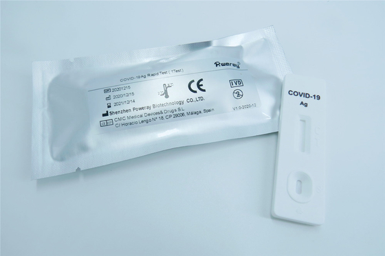 ISO Certified 15mins Rapid Covid 19 Test Kit Kit Antigen Saliva Test Sensitivitas Tinggi