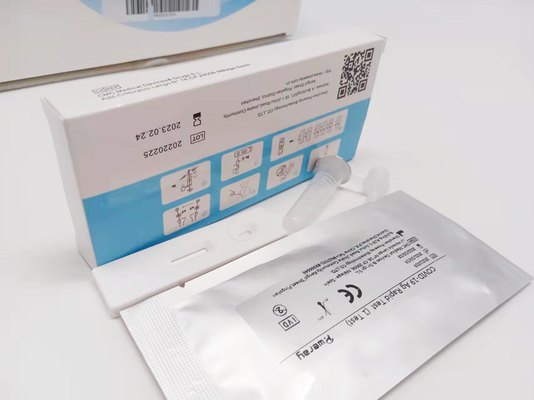 OEM Selamat Datang Paket Individual Kit Tes Cepat Antigen SARS-CoV-2